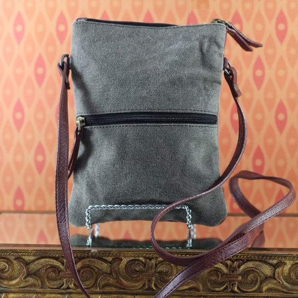 Mona B canvas, crossbody, mini bag - Picture 2 of 8